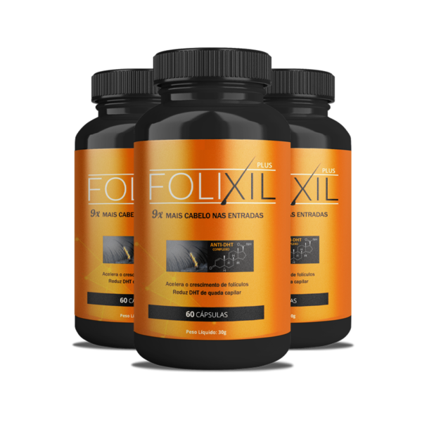 Folixil Plus - 3 Potes - Imagem 1