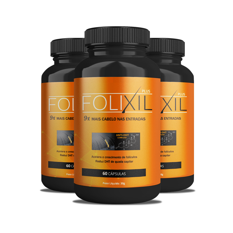 Folixil-3-Pote Folixil Plus - 3 Potes - Imagem 1
