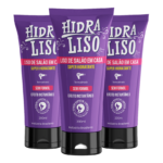 Hidraliso Progressiva sem Formol – Pacote com 3 Unidades para Cabelos Lisos e Hidratados