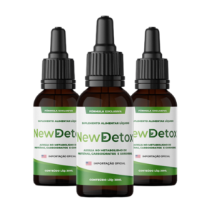 New Detox Gotas - 3 Frascos
