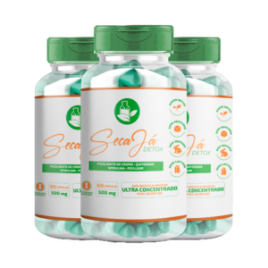 Seca Já Detox – Emagrecimento - 3 Potes