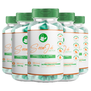 Seca Já Detox – Emagrecimento – 5 Potes