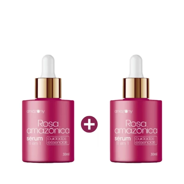 Rosa Amazônica Sérum – 1 Frasco + 1 Grátis - Imagem 1